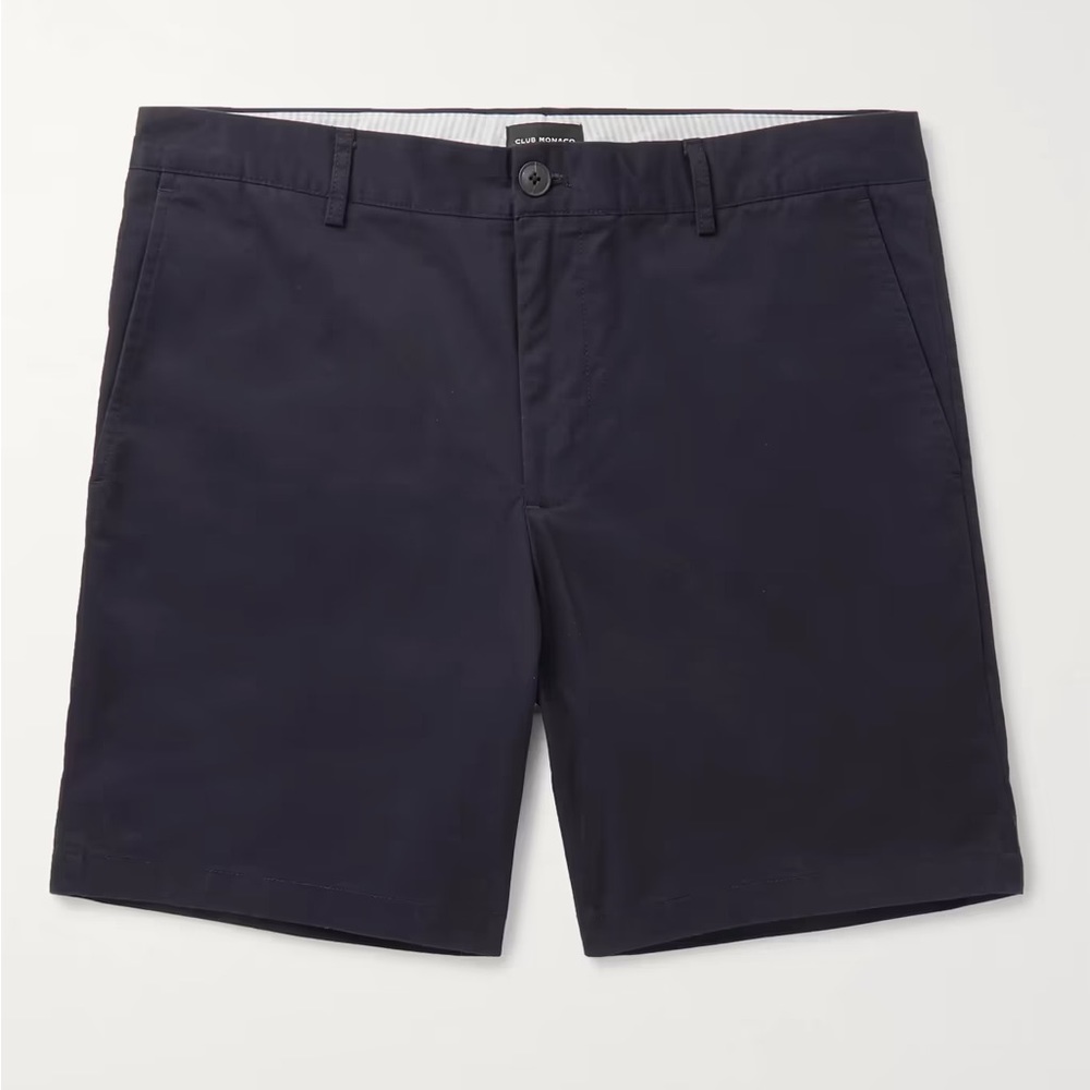 Club Monaco Baxter shorts black cotton 28